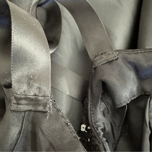 Vtg 80’s Gunne Sax Jessica M.Quintock Sequin Lace Satin party dress Whimsigoth - Picture 16 of 16